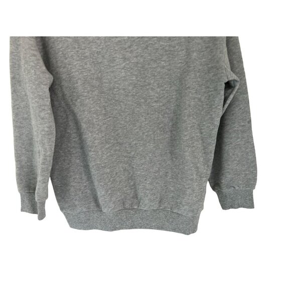 Benetton Glam Rock Sweatshirt Cotton Gray Crewneck Size Small - Picture 6 of 8